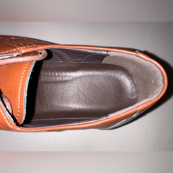 Men Pertorated Detail Lace up Front Dress Shoes Business Derby Shoes For Outdoor - Picture 13 of 16